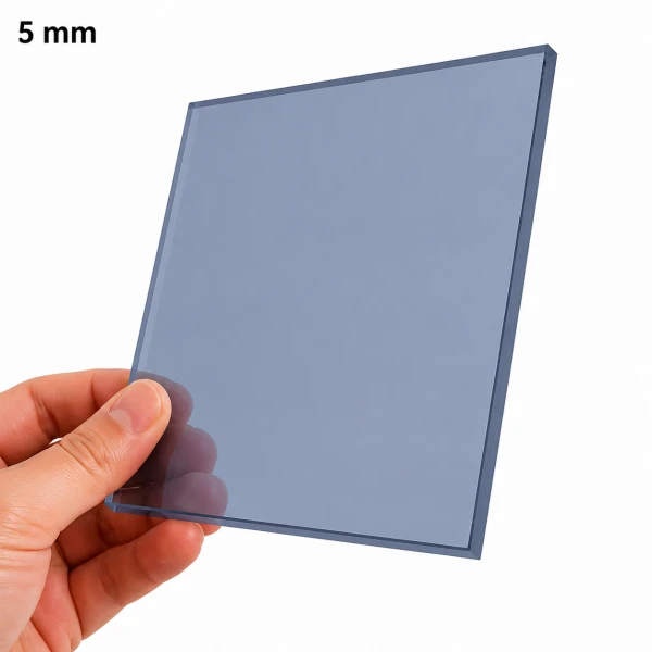 Poliwęglan lity antracyt 5 mm - płyta 2050 × 3050 mm LT56%