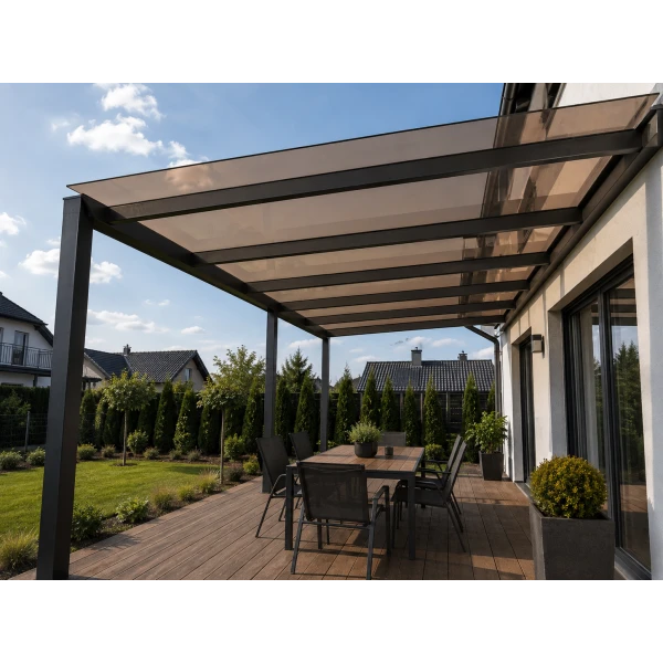 Poliwęglan lity brązowy 6 mm - płyta 2050 × 4000 mm LT40%