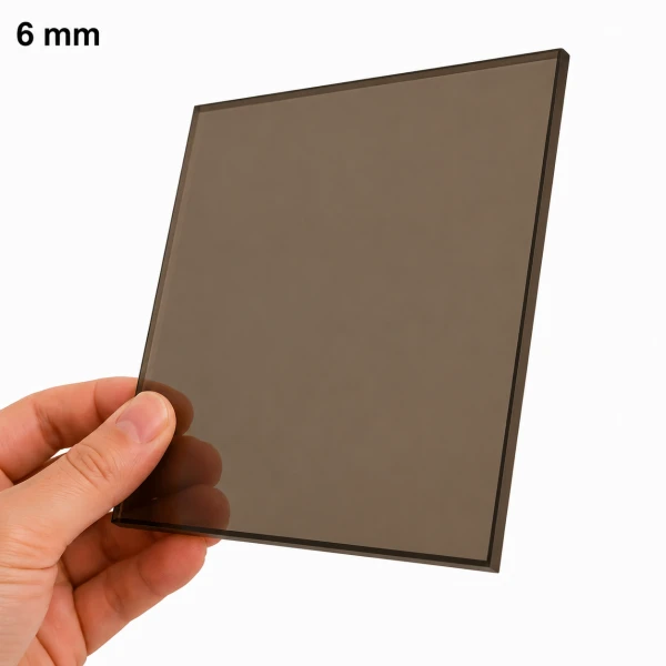 Poliwęglan lity brązowy 6 mm - płyta 2050 × 4000 mm LT40%